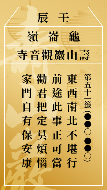 第五十一籤 壬辰